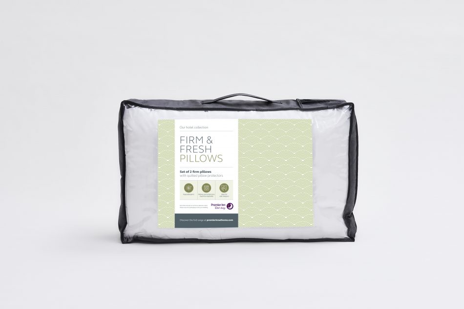 Premier Inn Firm Pillow Packaging