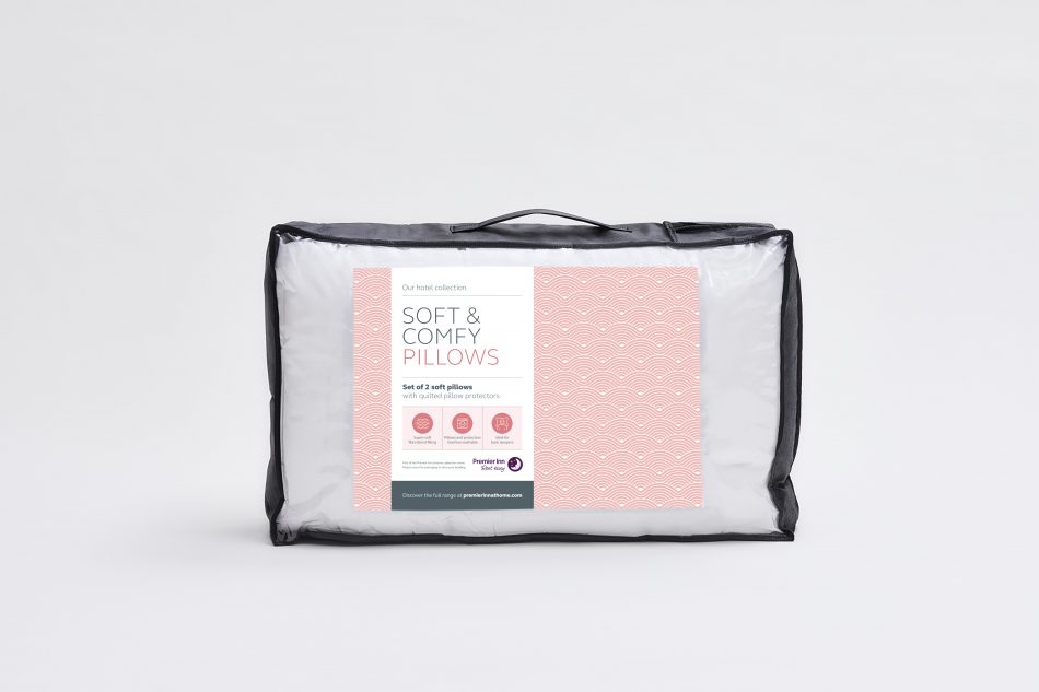 Premier Inn Soft Pillow Packaging
